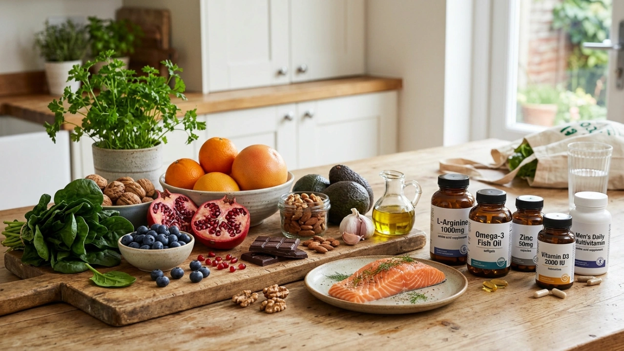 Foods and Supplements for Better Erectn