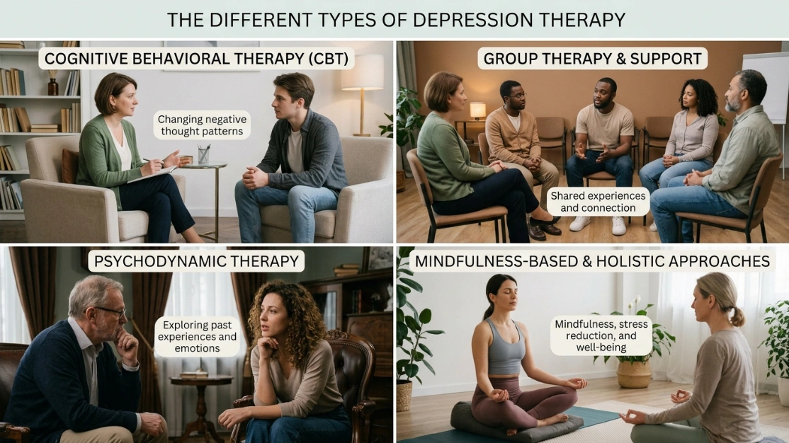 The Different Types of Depression Therapy